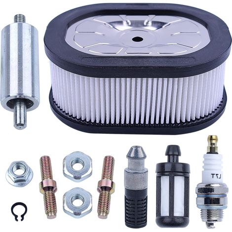 Kit filtre à air, carburant et huile avec attrape-chaîne pour Stihl MS441 MAGNUM pour tronçonneuse, bougie d'allumage, assemblage de filtre à air, attrape-chaîne, bougie, filtre à carburant, filtre à (1/5)