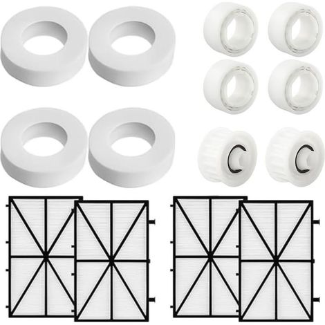 Lot de 14 pièces de nettoyeur de piscine avec anneaux d'escalade, roues de guidage, filtres pour robots M200 M400 M500 CC Plus DX Series (1/5)