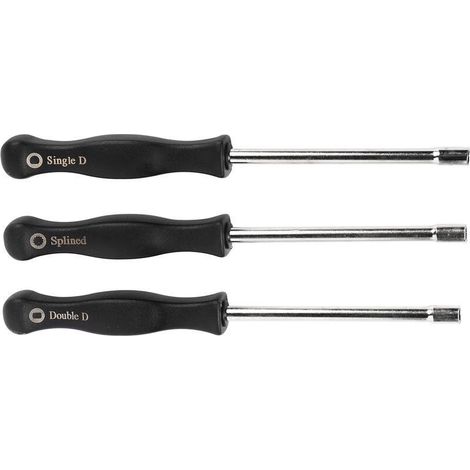 pour tournevis pacman Outil de réglage de carburateur 3 tournevis de réglage de carburateur Jeu d'outils de service de réglage de carburateur Outil de réglage de carburateur de type Double D c (1/4)