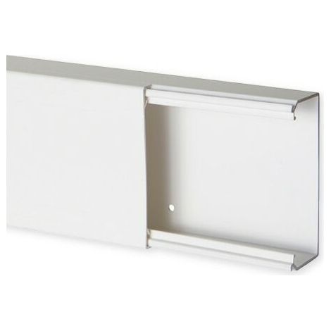 Goulotte de distribution non cloisonnable TA-E 100x40 1 compartiment blanche IBOCCO B00329 (1/2)