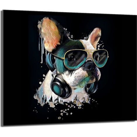 Protector de cristal para estufa 60x52 Perro (1/5)