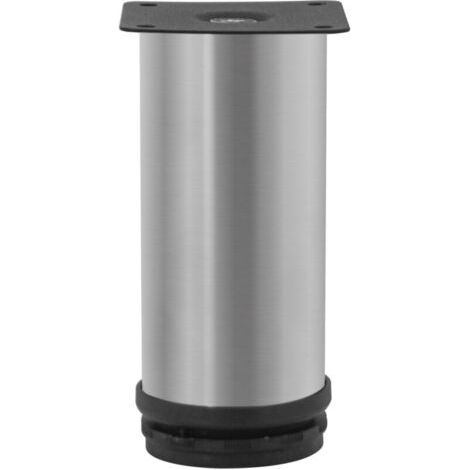 Ce kit comprend des pieds de table réglables en hauteur de 5 x 5 cm et des pieds de meuble renforcés, adaptés aux tables et aux meubles. Fabriqués en acier inoxydable brossé, ils sont réglables en ha