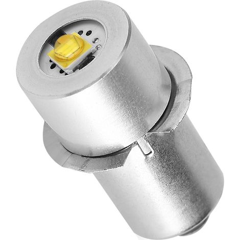 Ampoule LED de rechange 3W P13.5S pour lampe torche et projecteur de chantier d'urgence (blanc chaud 412V) (1/5)