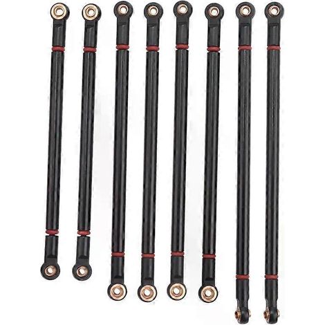 8 Stück/Lot Metall-Verbindungsstangen 313 mm Radstand passend für Axial SCX10 1/10 RC Crawler-Car-Teile (1/4)