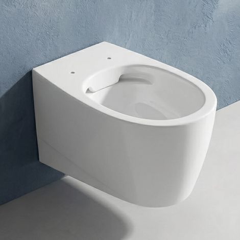 Wc sospeso bianco lucido con scarico rimless Demy Dolomite (1/5)