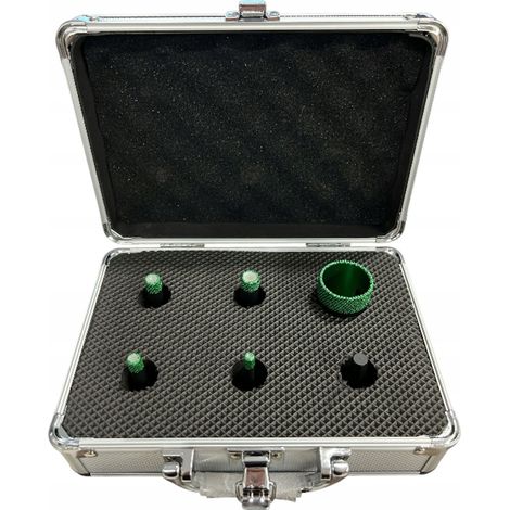 Set di seghe a tazza diamantate MMD Ø6-35 mm + adattatore M14 + custodia