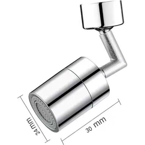 Swivel Faucet Aerator Faucet Aerator Foamer Kitchen Faucet Nozzle Bathroom Rotating Faucet Aerator Faucet 2 Modes Suitable for Bathroom and Kitchen