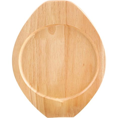 Plateau massif pour casserole et bol, support isolant résistant à la chaleur, tapis multifonction avec poignées, couleur écrue (1/4)
