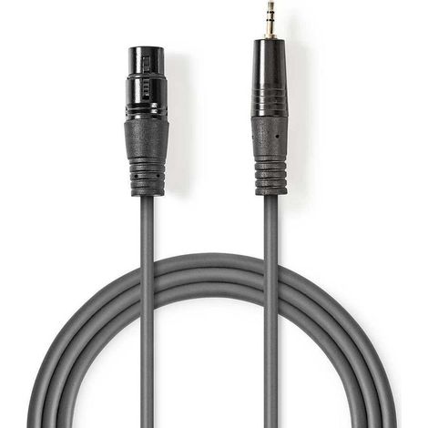 Cable de Audio Xlr Compensado  Xlr de 3 Pines He