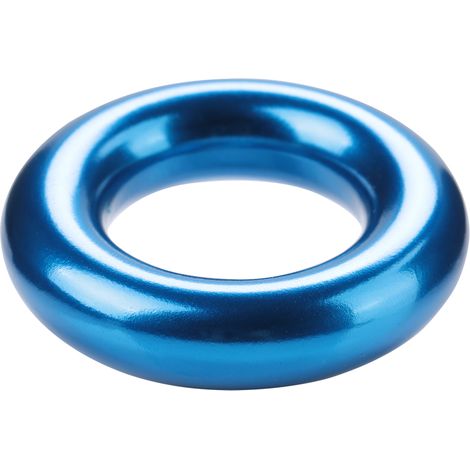 Anneau en O Bleu en Alliage d'Aluminium pour Escalade, Randonnée et Accrobranche - Résistance et Légèreté Optimales