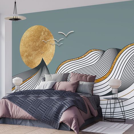 Papier peint panoramique - Soleil Design - 130 cm x 87 cm (1/4)