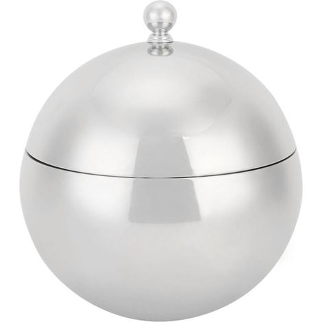 Seau à Champagne Isotherme Double Paroi en Acier Inoxydable avec Couvercle pour Mariage et Événements