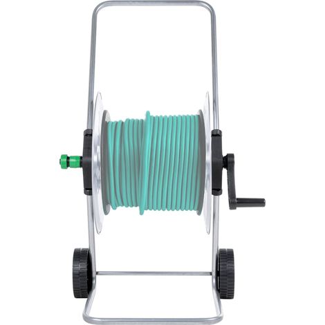 Chariot pour enrouleur de tuyau de 80 m 1/2" ou 50 m 3/4" acier