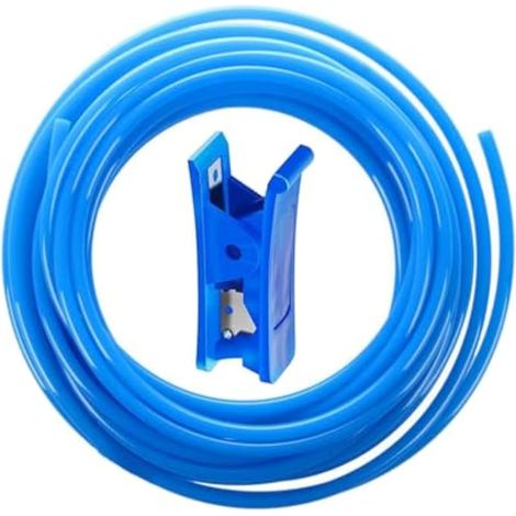 12m Bleu PU Pneumatique Tuyau Air, 12mm OD x 8mm ID, 1 Pcs Coupe-Tuyau (1/5)