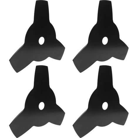 Lot de 4 lames de coupe-bordures 3T de 25 cm (10 pouces) pour jardin et tondeuse à gazon (1/5)
