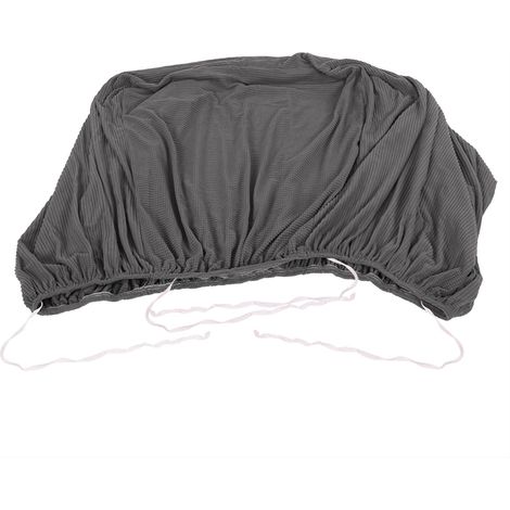 Housse de Canapé Extensible en Microfibre Douce, Protection Meuble Antidérapante pour Salon, Gris Foncé 4 Places 235-300cm (1/5)