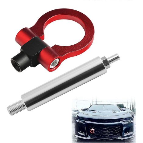 Crochet de remorque décoratif, anneau de remorquage, crochet de traction de remplacement pour pare-chocs avant en métal peint, compatible avec Chevrolet Camaro (2016+) (1/5)