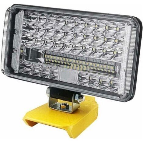 204W 8600LM LED-Arbeitsleuchte, Taschenlampe für andere Dewalt XR 18V und 20V Lithium-Akkus