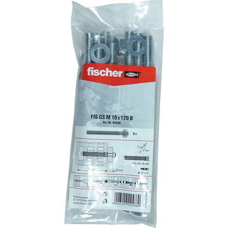 FISCHER 044586 Anclaje roscado inyección FIS GS M10 x 120