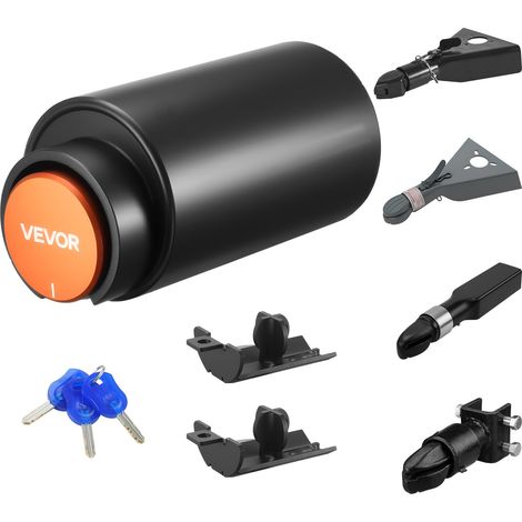 Antivol Attelage Remorque Compatible avec Coupleurs Type Bulldog 50,6 mm 58,6 mm, Verrou Attelage Remorque Robuste avec 3 Clés, Anticorrosion, Verrouillage Sécurité pour Camping-cars, Remorques (1/5)