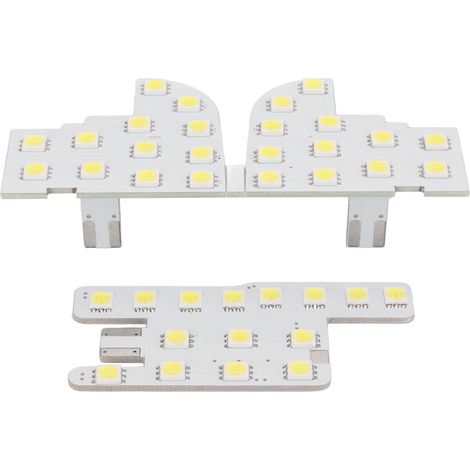 Ensemble de 3 lampes de lecture intérieures pour voiture, 48 SMD, 39 LED, 12 V, 5 W, blanc, 8 000 lm, pour CRV 2017+. (1/5)