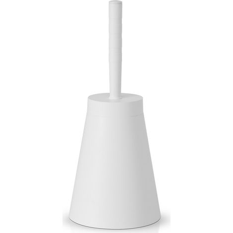 Portascopino wc conico in Plastica bianco da appoggio (1/5)