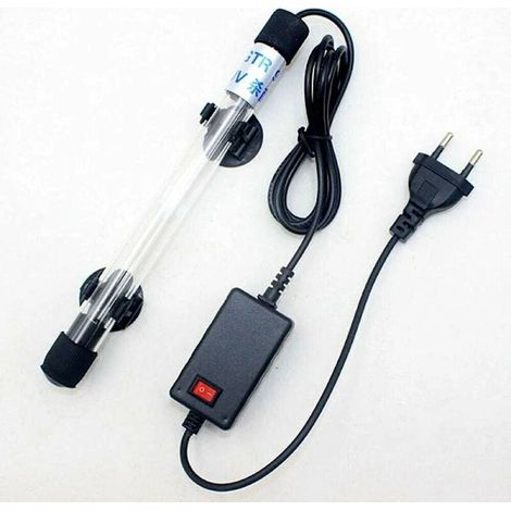 Lampe stérilisatrice UV submersible pour aquarium 13W-FA- (1/5)