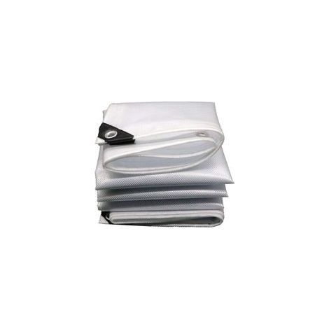 Bâches (Bricolage)  Bâche Armée De Protection 3x4m 230g/M²  Translucide / Transparente  Haute Résistance, Indéchirable Et Imperméable  Stabilisée Aux U.V  Bâche Armée Transparente 3 X 4m