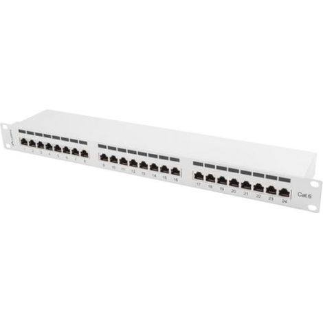Pannello Patch Lanberg 1U 24 x RJ-45 Grrigio [PPS6-1024-S] (1/4)