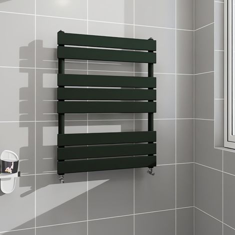 AICA Towel Rail Radiator Designer Central Heating Black 800x600mm