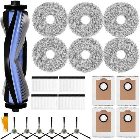 Accessoires pour aspirateur LEFANT M3 Max : brosse principale, filtres, sacs à poussière, lingettes de nettoyage, brosses latérales, pièces détachées pour M3 Max (1/5)