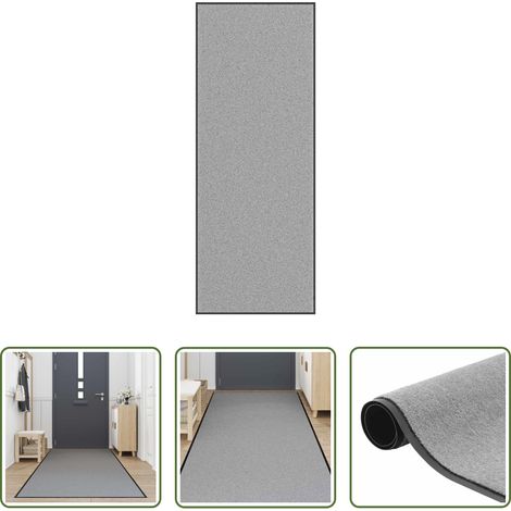 vidaXL Paillasson en polypropylène - Paillasson gris 115x300 cm (1/5)