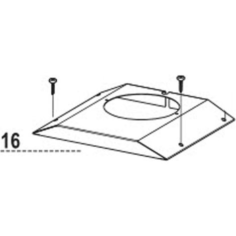 COUVERCLE DE RECYCLAGE POUR HOTTE ROBLIN - 133.0017.092