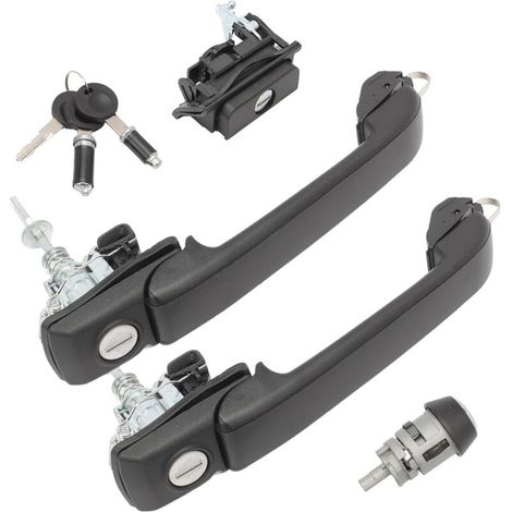 Serrure de poignée de porte pour Golf 3 clés d'allumage 1H0898081 Kit Golf Mk3 (1/5)
