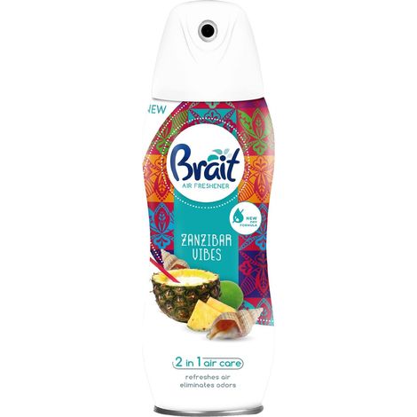 BRAIT 2in1 Lufterfrischer „Zanzibar Vibes“ (Ätherische Öle) 300 ml