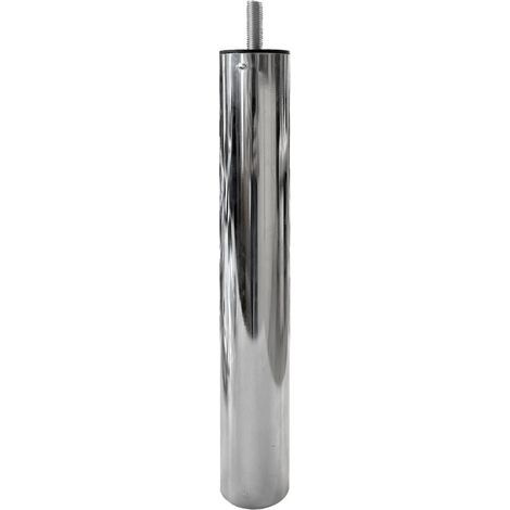 Piede in metallo cromato diametro 4,2 cm altezza 30 cm (1/5)