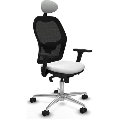 Piqueras y Crespo 3D086N1 Silla de oficina blanca confortable (1/3)
