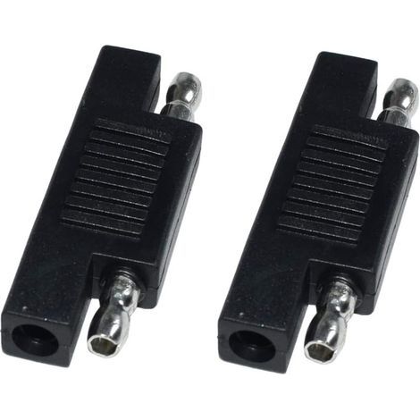 Lot de 2 Connecteurs D’Adaptateur Inverseur de Polarité SAE (1/5)