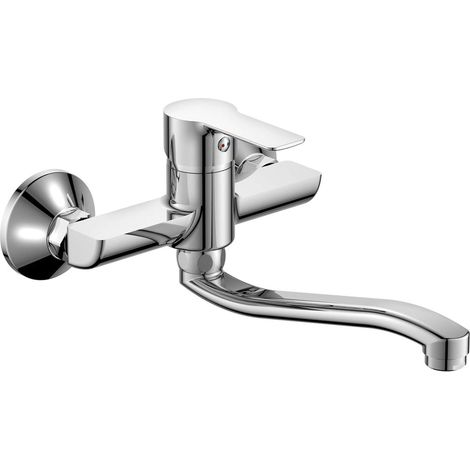 Bruckner Baron - Miscelatore per lavabo con braccio di erogazione girevole, cromo 612.015.1 (1/2)