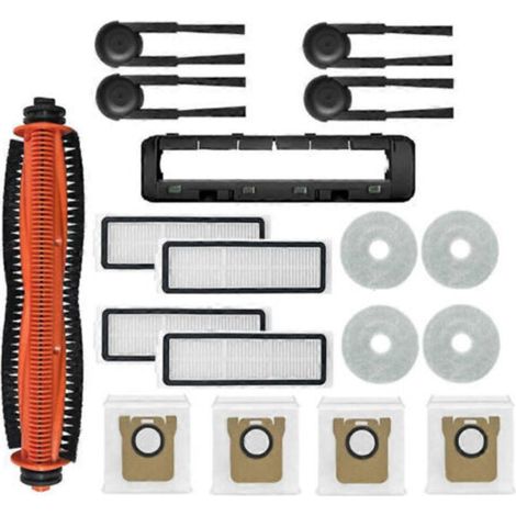 18 accesorios para la aspiradora Xiaomi Mijia M40S / OV31CN: rodillo principal, cepillo lateral, filtro HEPA, paño de limpieza y bolsas para el polvo. (1/5)
