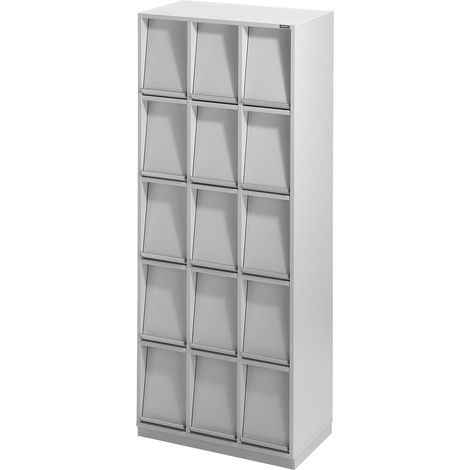 eurokraft pro, Armoire à abattants, avec 15 abattants, h x l x (1/4)