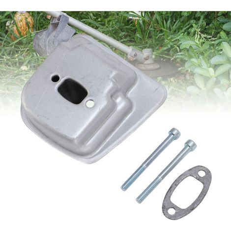 Silencieux de débroussailleuse compatible avec le kit d'échappement FS55 FS55C 4140 140 0609, pièces d'origine pour tuyau de moteur (1/5)