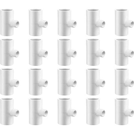 T Shirt Chicken Drinker, Poultry Tee Pieces, PVC Tee Fittings For Plastic Piping 1/2" Schedule 40 With Thread (1/5)