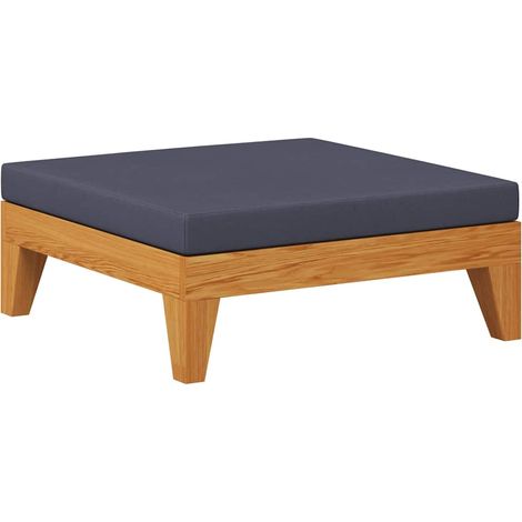 Maison Exclusive - Modular-Fußhocker mit Dunkelgrauem Kissen Akaz