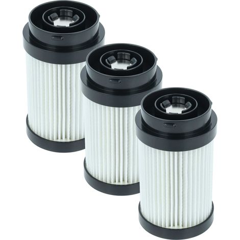 vhbw 3x filtro sostituisce Kärcher 2.863-318.0, 4054278898629 per aspirapolvere - filtro HEPA nero / bianco
