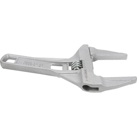 Clé de salle de bain à grande ouverture, clé réglable, clé en alliage d'aluminium pour raccords de tuyauterie (1/5)