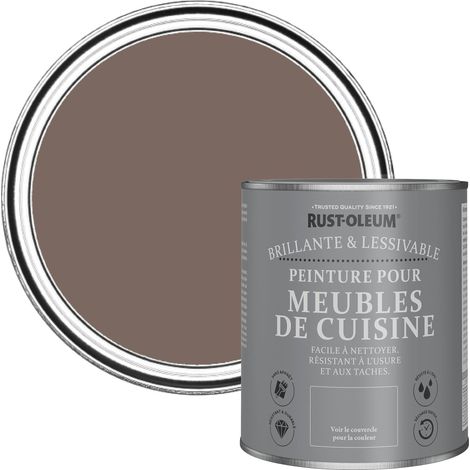 Peinture Brune pour Meubles de Cuisine, Finition Brillante - 750ml (1/5)