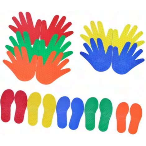 Tapis Tactiles Extérieurs pour Enfants - Kit Sensoriel d'Entraînement, Activités de Groupe, Domicile & École (1/5)