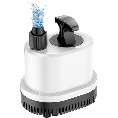 Aquarium Submersible Ultra Silent Intake Pump, 2500L/H 40W pour Aquarium, Jardin, Fontaine, Etang (1/5)