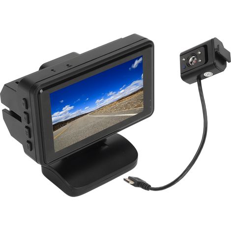 Caméra de voiture 1080P HD avec vision nocturne IR, détection de mouvement et écran LCD 3 pouces - Modèle F9